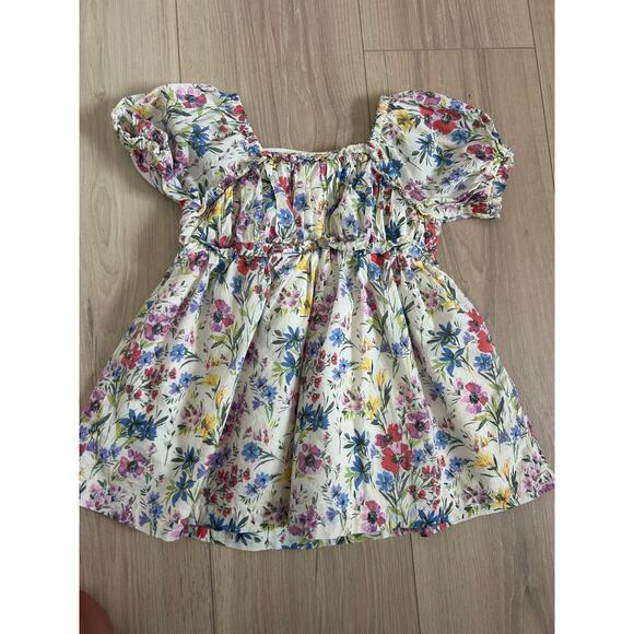 Gap Puff-Sleeve Dress - Floral - 18-24 months with Bloomers - Picture 8 of 8